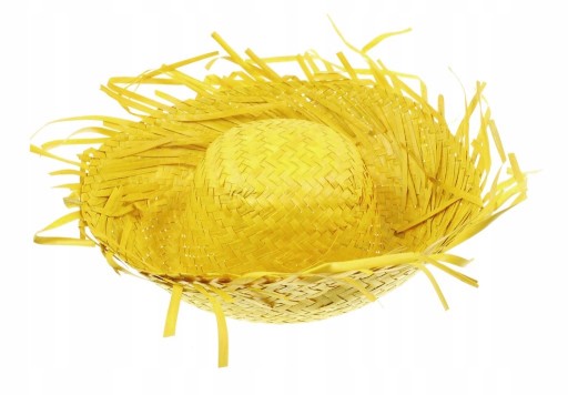 havajský klobúk STRAW hawaii YELLOW outfit