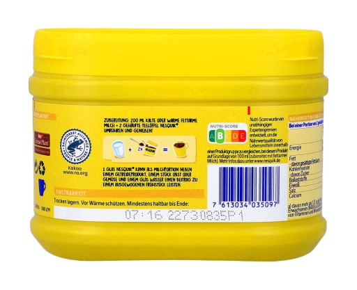 Nestlé NESQUIK kakaový nápoj 250g plechovka z Nemecka