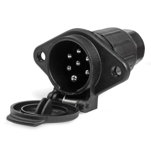 Zásuvka na príves 7 PIN Typ N 24V TIR AMIO-03221