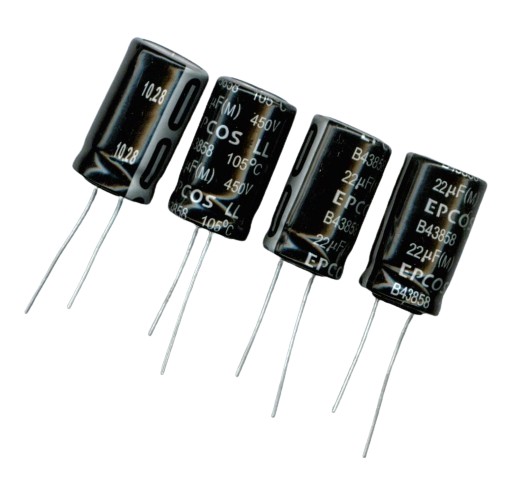 22uF 450V 22 µF 450V EPCOS LL B43858 (4 KS) ELEKTROLYTICKÝ KONDENZÁTOR