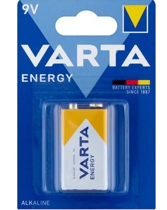 VARTA ALKALICKÁ BATÉRIA 6F22 6LR61 R9 9V 1KS.