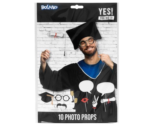 Rekvizity pre fotografie Stúdia pre absolventov promócie 10 ks.