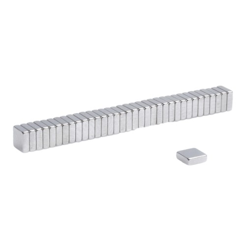 Neodymový tanierový magnet MPŁ 3x3x1 N38, sada 100 kusov