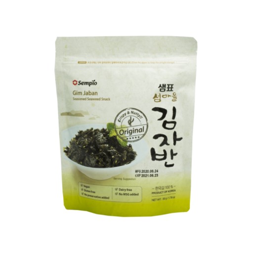 Chipsy z morských rias so sezamom 50g - SEMPIO