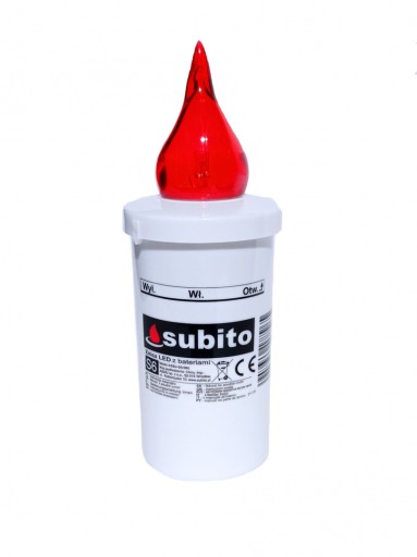 LED vložka do sviečok Subito 16 cm