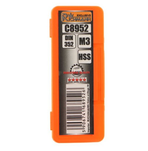 M3 METRICKÝ ZÁVIT HSSG 3KUS RICHMANN C8952