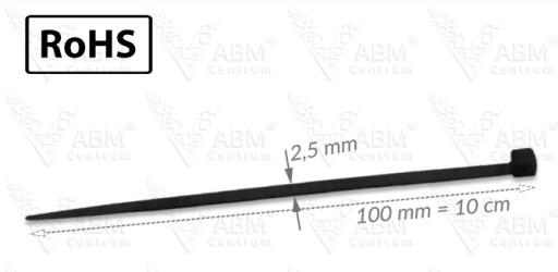 SVORKY 100x2,5mm 100ks SVORKY KÁBL
