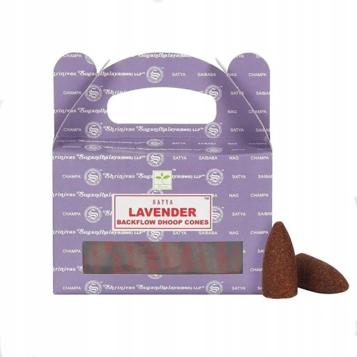 Kužeľové vonné tyčinky do krbov BACKFLOW LAVENDER