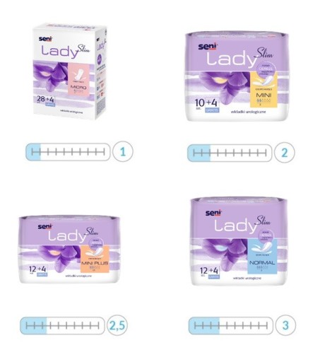 SENI LADY SLIM NORMAL urologické vložky 15 ks