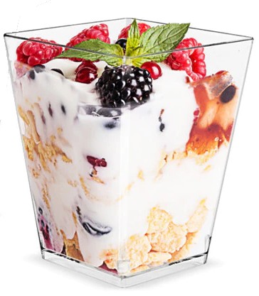 SNACK CUP dezertné poháre 150ml 24 ks