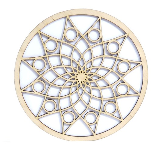 ZÁKLADNA DREAMCATCHER, OPENWORK MACRAME RING, MA60
