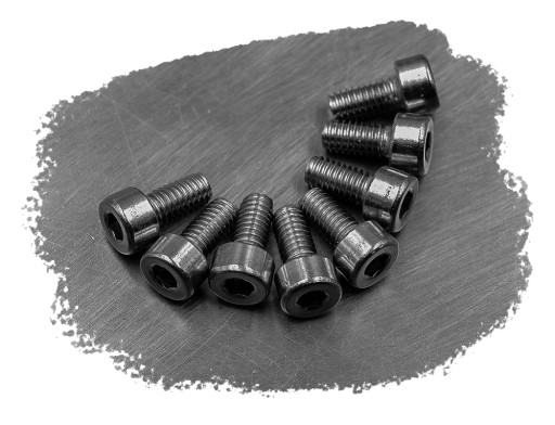M3x8 KONOPNÁ POMOCNÁ SKRUTKA INOX, NEREZ NEREZ A2 912 (50)