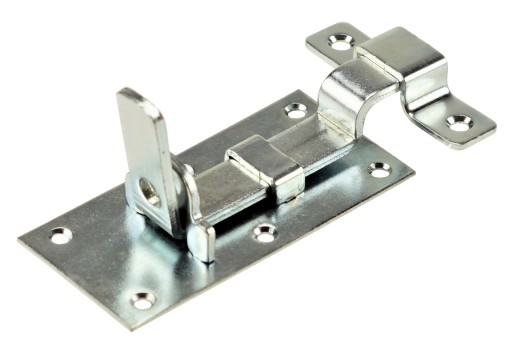 ZÁPADKA DVERÍ ZÁPADKA PRE VISNÝ ZÁMOK, OHNUTÁ 100mm