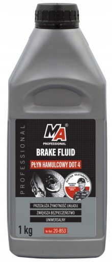 MA PROFESSIONAL - BRZDOVÁ KVAPALINA - BRZDOVÁ KVAPALINA DOT 4 - 1KG