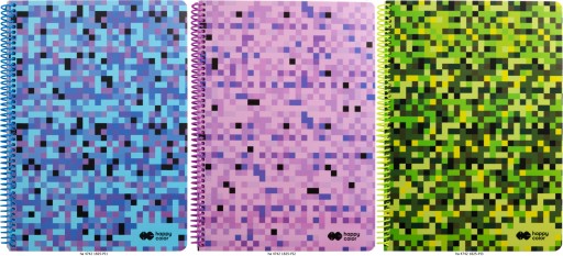 Kockovaný zápisník HAPPY COLOR PIXI SKY. B5/80K