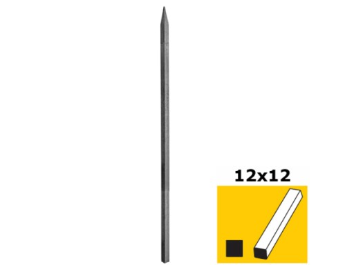 BODOVÁ BARVA KOVANÁ OCEL H500, N12x12MM