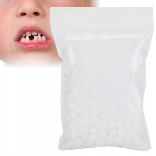 DOČASNÁ OPRAVA ZUBOV KORÁLKY UMELÉ ZUBY KORÁLKY halloween HOROR