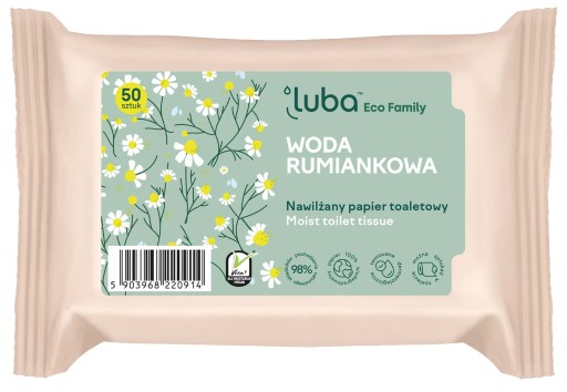 Eco MIX vlhčený toaletný papier 3x50 ks.