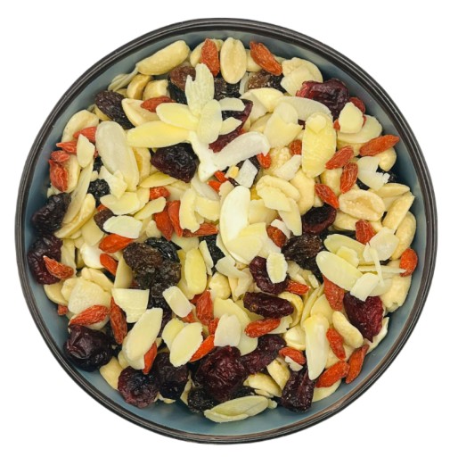 Výživná, lahodná, zdravá a fit raňajková zmes 500g Bakamo
