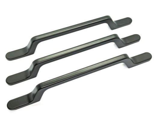 ČIERNA NÁBYTKOVÁ ÚCHYTKA CARLO 160MM NÁBYTKOVÁ ÚCHYTKA PRE MAT BLACK PODKRYTÁ SKRIŇA