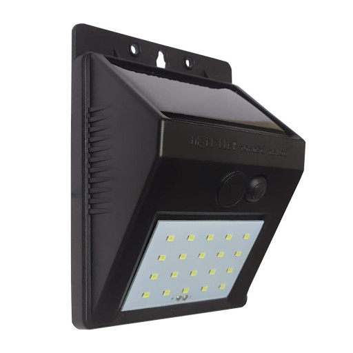 SLNEČNÁ LAMPA SO SÚMRAKOVÝM SNÍMAČOM NÁSTENNÁ LAMPA 20SMD