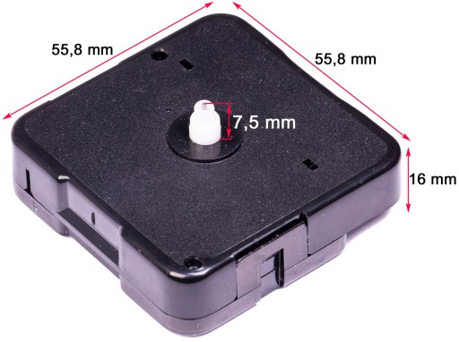 QUARTZ MECHANIZMUS PRE TLAČNÉ HODINY 6168P/B