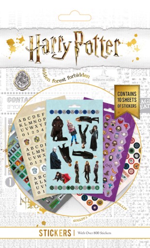 Nálepky z filmu Harry Potter, sada 800 kusov