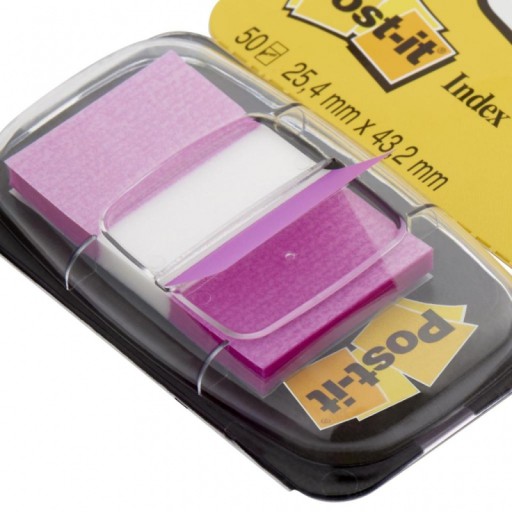 Post-it indexovacie jazýčky fialové 25x43mm