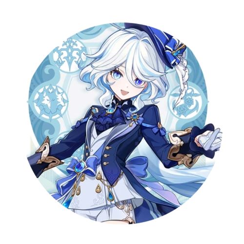 Genshin Impact Furina Focalors 58mm kolík