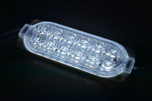 LED modul 12V 2,4W vodeodolný IP65 STUDENÁ BIELA
