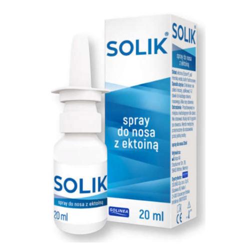 SOLIK nosový sprej s ektoínom, 20 ml