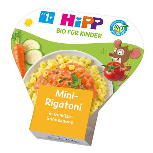 Hipp Bio Mini Rigatoni smotanová omáčka na cestoviny 1r 250g