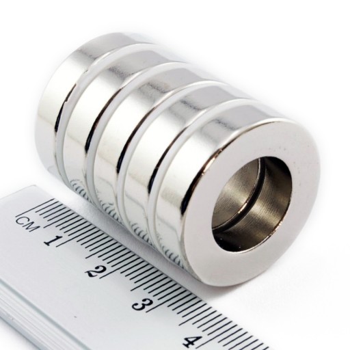 NEODYMOVÝ PRSTEŇOVÝ MAGNET 25x14x6 /N38