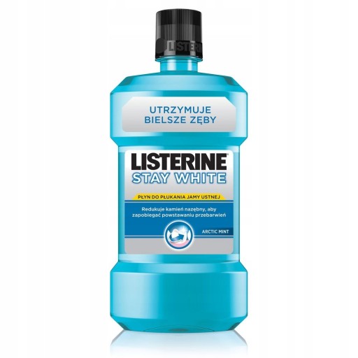 LISTERINE STAY WHITE 500ml PRÍRODNÁ BIELA - POL