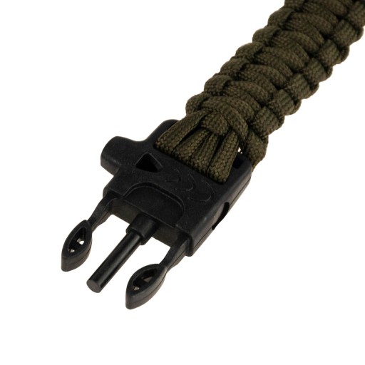 NÁRAMOK NA PREŽITIE 5 V 1 PÁSOVÝ KOMPAS FLINT ROPE BLADE LANO PARACORD