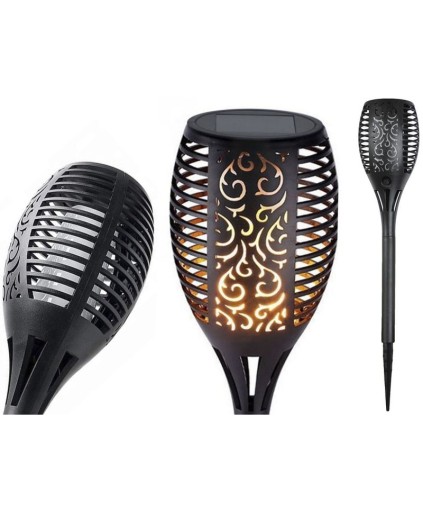 ZÁHRADNÁ LAMPA SOLARNÁ FARÁĽKA AKO PLAMEŇ A OHEŇ