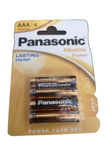 ALKALICKÉ BATÉRIE Panasonic AAA R3 sada 4 kusov