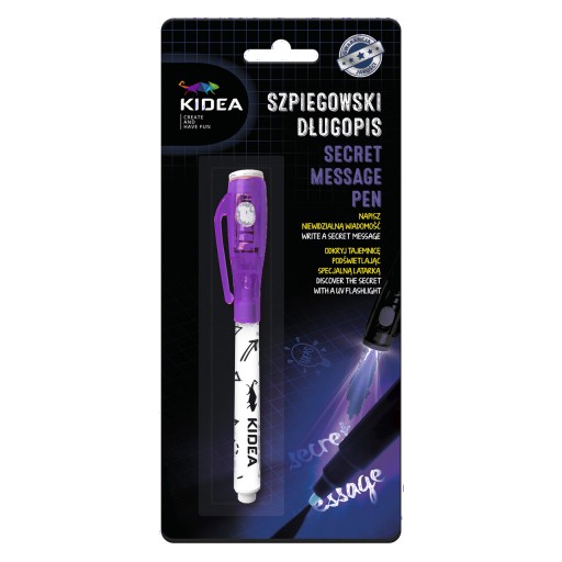 Špionážne pero Kidea neviditeľné LED pero