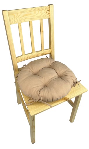 Vankúš na stoličku, 35 cm, BÉŽOVÝ KRUH
