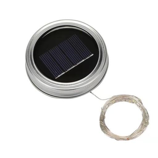 SOLAR záhradné svietidlo JAR sklenený lampáš