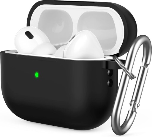 silikónové ochranné puzdro pre Airpods Pro 2 CASE s karabínou RESISTANT