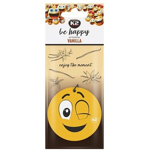 Prívesok na osviežovač vzduchu K2 Be Happy Vanilka