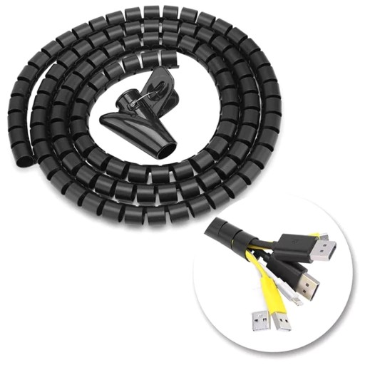 ORGANIZÉR MASKOVACÍ KRYT PRE KÁBLE KRYT Opletení 200CM x 20MM AG873