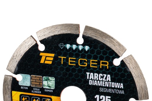 Diamantový kotúč 125x22,23mm na betón TEGER