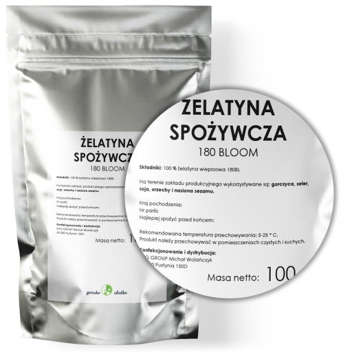 Bravčová potravinárska želatína 180Bl 100g