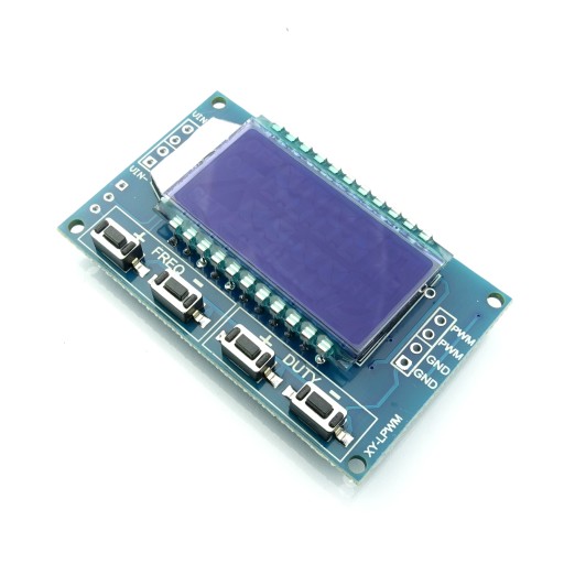 PWM generátor 1Hz-150kHz 3,3V-30V TTL LCD XY-LPWM