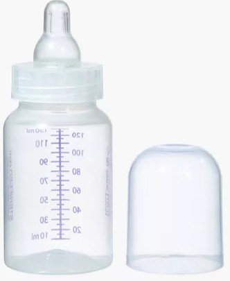 jednorazová dojčenská fľaša + cumlík 130 ml