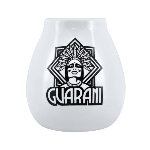 Biela keramická tekvica s logom Guarani 350 ml