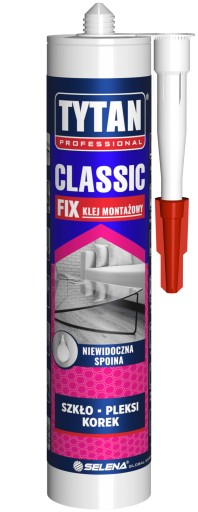 Montážne lepidlo CLASSIC FIX 290 ml bezfarebné TYTAN Professional