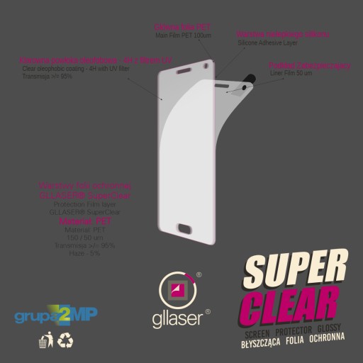 GLLASER SuperClear SC ochranná fólia Motorola EDGE 30 NEO / 2 kusy
